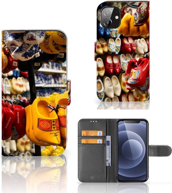 Tenphone Etui Coque pour Apple iPhone 12 Mini Portefeuille Sabots