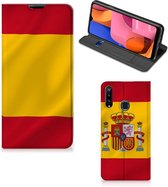 Smartphone Hoesje Geschikt voor Samsung Galaxy A20s Mobiel Hoesje Spaanse Vlag