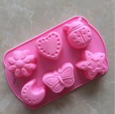 Siliconen bakvorm - Cupcake vormpjes - Voor kinderen - Roze - Herbruikbaar - Cakevorm siliconen -