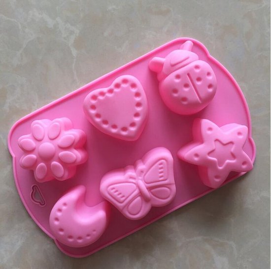 Geboorteplaats boekje natuurlijk Siliconen bakvorm - Cupcake vormpjes - Voor kinderen - Roze - Herbruikbaar  - Cakevorm... | bol.com