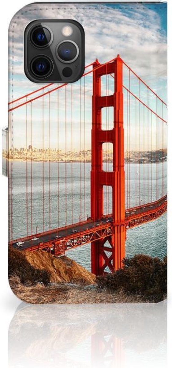 Apple iPhone 12 Pro Max Flip Cover Golden Gate Bridge