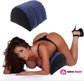 Quick Relief Hot Sex Pillow Official™ - Seksmeubels voor Vrouwen - Seksmeubel Mannen - Opblaasbaar seks kussen - met houder voor Masturbator, Dildo of Vibrator - Sekspoef - Seksacc