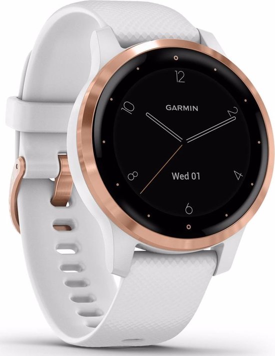 Garmin Vivoactive 4S Smartwatch dames 40 mm Wit/Rosegoud