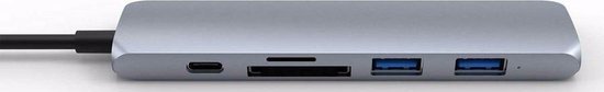 Hyper 6-in-1 USB-C hub (Grijs)