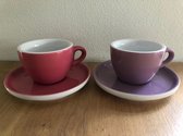 Coffee set lila en oven red