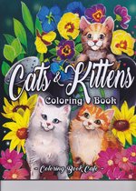 Cats and Kittens Coloring Book - Coloring Book Cafe - Kleurboek voor volwassenen