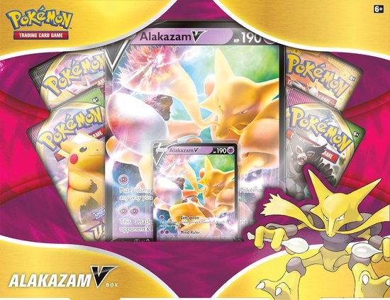 club Opname Schildknaap Pokémon Alakazam V Box - Pokémon Kaarten | Games | bol.com
