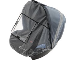 Reer DesignLine RainSafe Baby Regenhoes voor Babyzitjes - Antraciet - Met Opbergtas