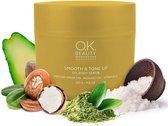 OK Beauty Sea Salt Body Scrub Smooth&Tone Up (Matcha,Avocado Oil,VitaminC)