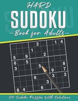 Hard Sudoku Book for Adults