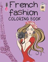 french fashion coloring book