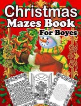 Christmas Mazes book For Boyes