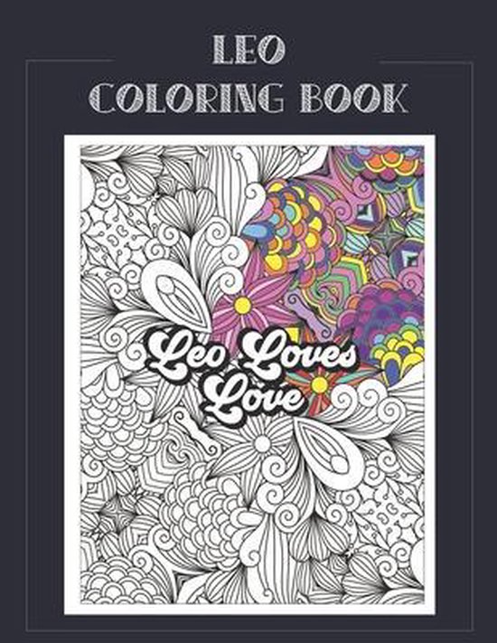 Zodiac Coloring Books- Leo Coloring Book