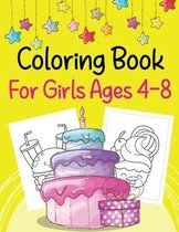 Coloring Book For Girls Ages 4-8