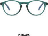 PHRAMES® - Damon Jade Green – Beeldschermbril – Computerbril - Blauw Licht Filter Bril - Blauw Licht Bril – Gamebril – Kids - UV400 - Voorkomt Hoofdpijn en Vermoeidheid