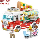 LOZ Voertuigen Food Truck no: 1739 Pizza Mini-bus