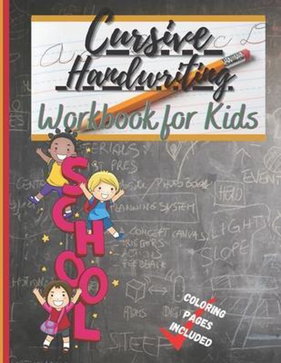 Cursive Handwriting Workbook For Kids - cover
