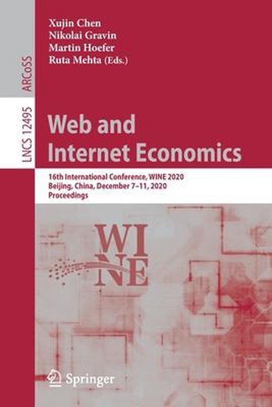 Web and Internet Economics - cover