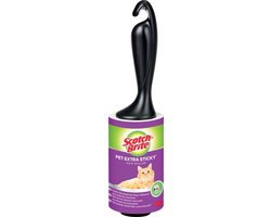 Scotch Brite pluizenkleefroller navulling | extra klevend voor dierenhaar | 48 vellen