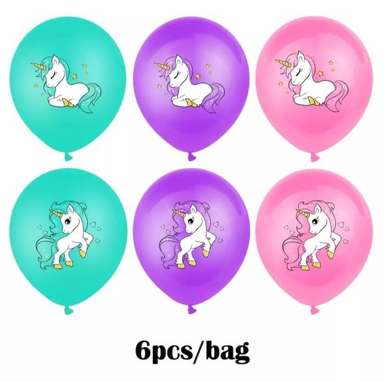Fabs World ballonnen metallic unicorn