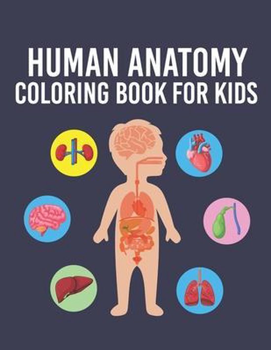 Human Anatomy Coloring Book for Kids - cover