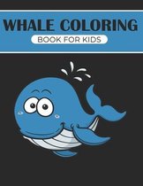 Whale coloring book for kids