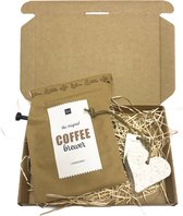 Koffie brievenbus cadeau 1 -Brievenbuspakket - Koffie - Zeep - Valentijn - Borrelpakket - Chocolade -Snoep - Vrouwen cadeau - Geschenkset vrouwen - Cadeaupakket - Cadeau - Giftset - Goedkope 