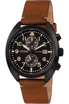 Citizen  CA7045-14E Horloge - Leer - Bruin - Ø 40 mm