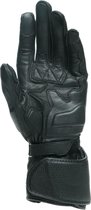 DAINESE IMPETO BLACK LAVA RED MOTORCYCLE GLOVES L - Maat L - Handschoen