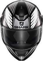 SHARK SKWAL 2.2 HALLDER Motorhelm integraalhelm Zwart Rood Antraciet - Maat XS