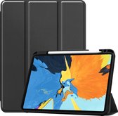 iPad Pro 2020 Hoes 11 Inch Book Case Hoesje Met Pencil Houder - Zwart