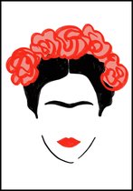 Poster Frida Kahlo minimalistisch