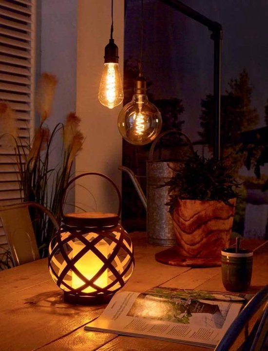 Luxform lampe de table solaire swing effet flamme 21cm (H) éclairage  solaire de jardin | bol.com
