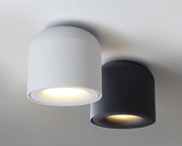 Bright and Young - led verlichting - opbouwspot modern (Dimbaar, 7w - 770lm) Zwart