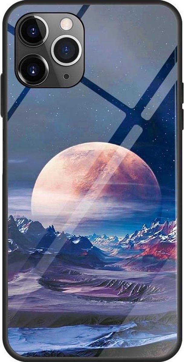 Hardcase 'planeet' uit gehard glas iPhone 12 / iPhone 12 Pro