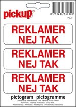 Pickup Pictogram 10x10 cm - REKLAMER NEJ TAK