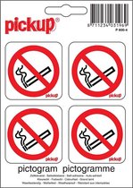 Pickup Mini Pictogram 4,7x4,7 cm - Verboden te roken