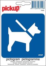 Pickup Pictogram 10x10 cm - Honden aan de lijn