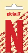 Pickup plakletter Nobel 60 mm rood N - 31022060N