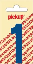 Pickup plakcijfer Nobel 60 mm blauw 1 - 310520601