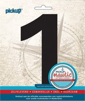 Pickup Nautic plakcijfer 150 mm - zwart 1