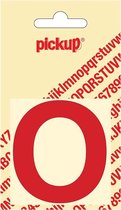 Pickup plakletter Helvetica 60 mm - rood O