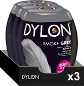 3x Dylon Textielverf Smoke Grey 350 gr