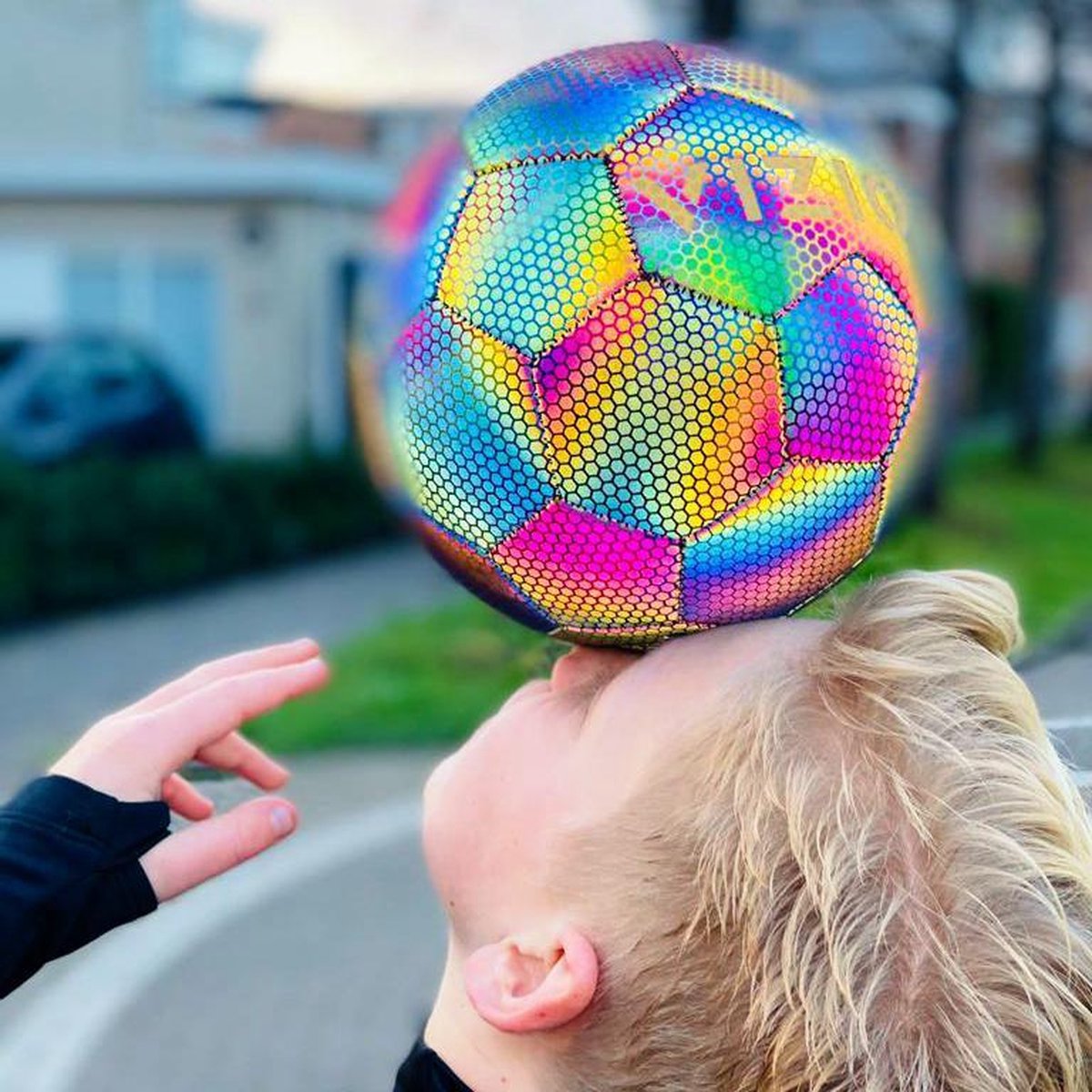 Reflecterende Voetbal Maat 5 - Lichtgevende Trainingsbal voor Binnen e