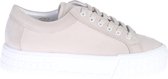 Hip Sneakers Dames - Lage sneakers / Damesschoenen - Nubuck - D1922 nub     -  Beige - Maat 38