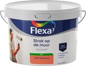 Flexa - Strak op de muur - Muurverf - Mengcollectie - 85% Klaproos - 2,5 liter