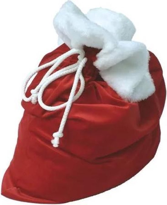 benzine Transformator hemel Grote rode zak voor de kerstman 70cm x 80cm | bol.com