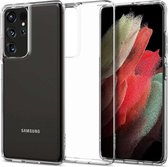 Spigen Liquid Crystal Samsung Galaxy S21 Ultra Hoesje - Transparant