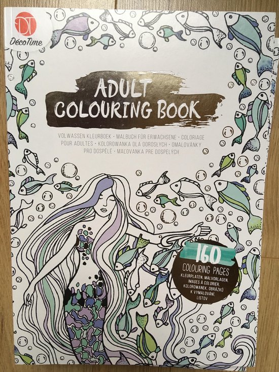 Adult Colouring Book Deco Time Kleurboek voor volwassenen 160