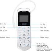 LONG - CZ J8 Mini Mobiele Phone Bluetooth Simkaart